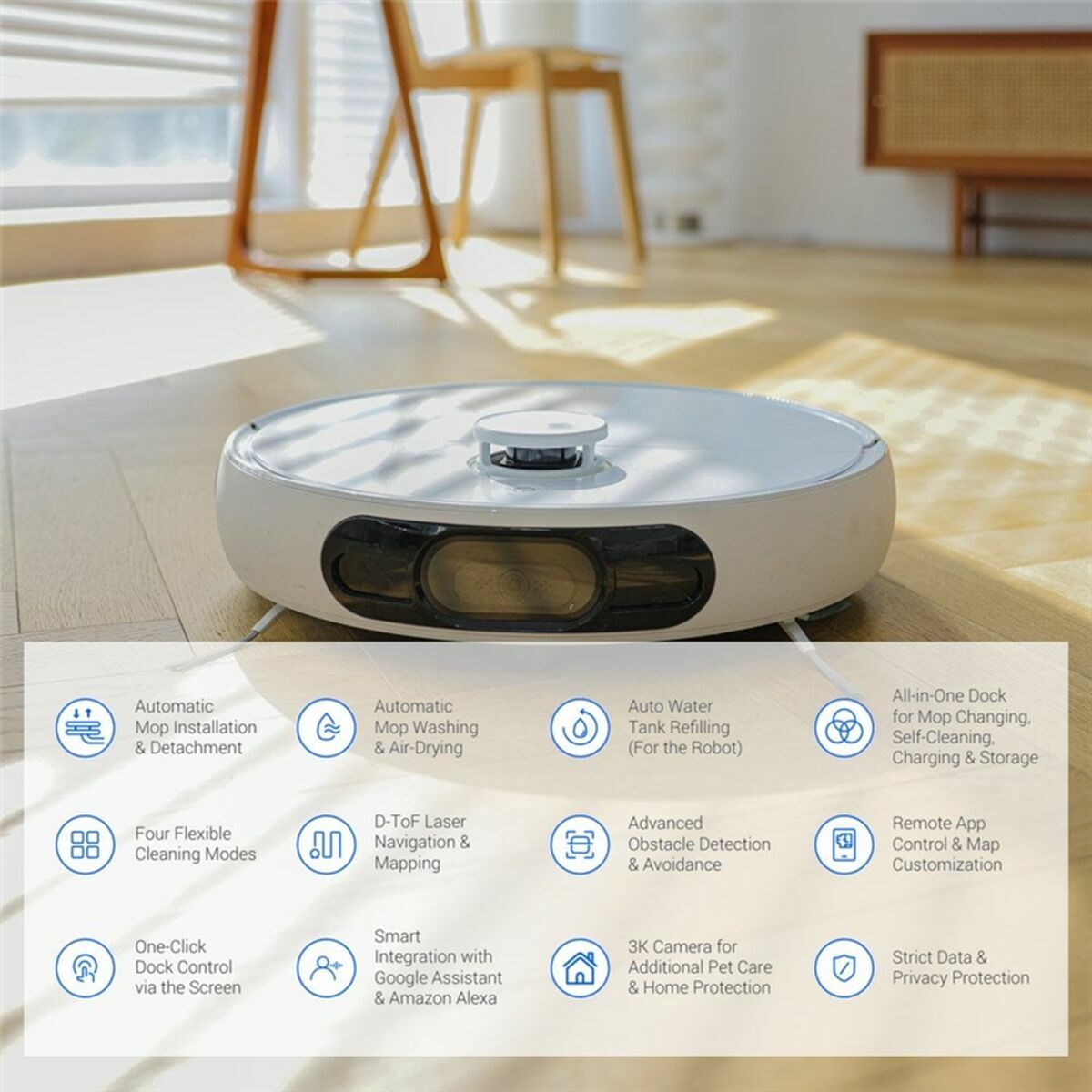 Robot aspirateur intelligent Ezviz