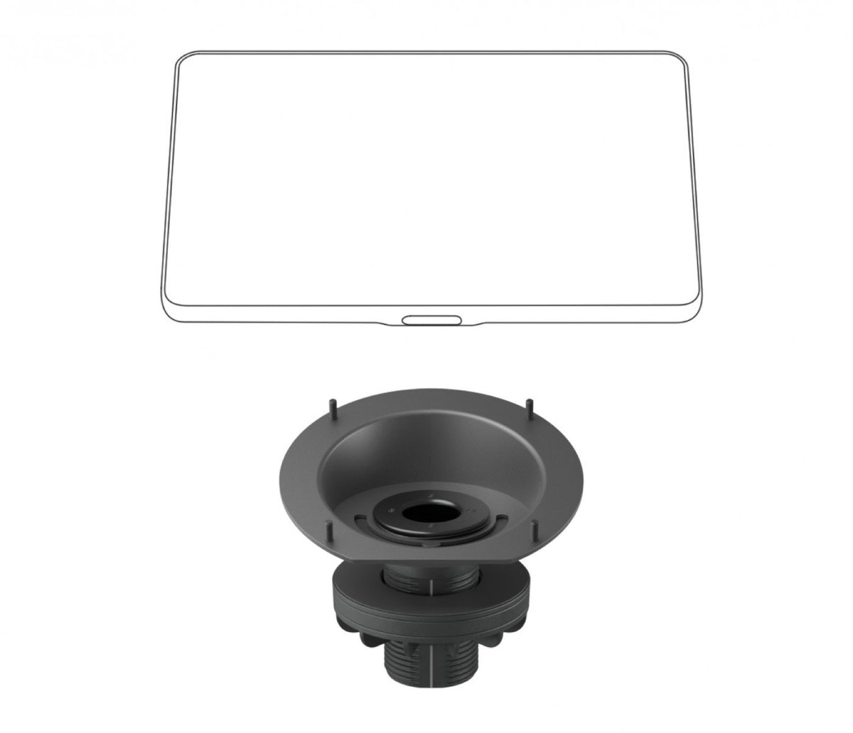 LOGITECH Tap Riser Mount Video conferencing controller mounting kit graphite for Room Solution Base Bundle Huddle Large