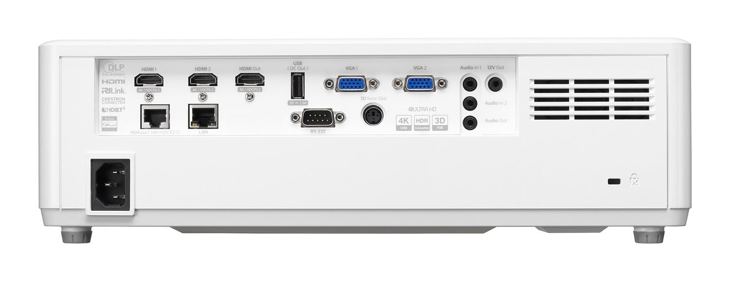 OPTOMA ZK708T - Projecteur DLP - laser - 3D - 7000 lumens - 3840 x 2160 - 16:9 - 4K - LAN - blanc