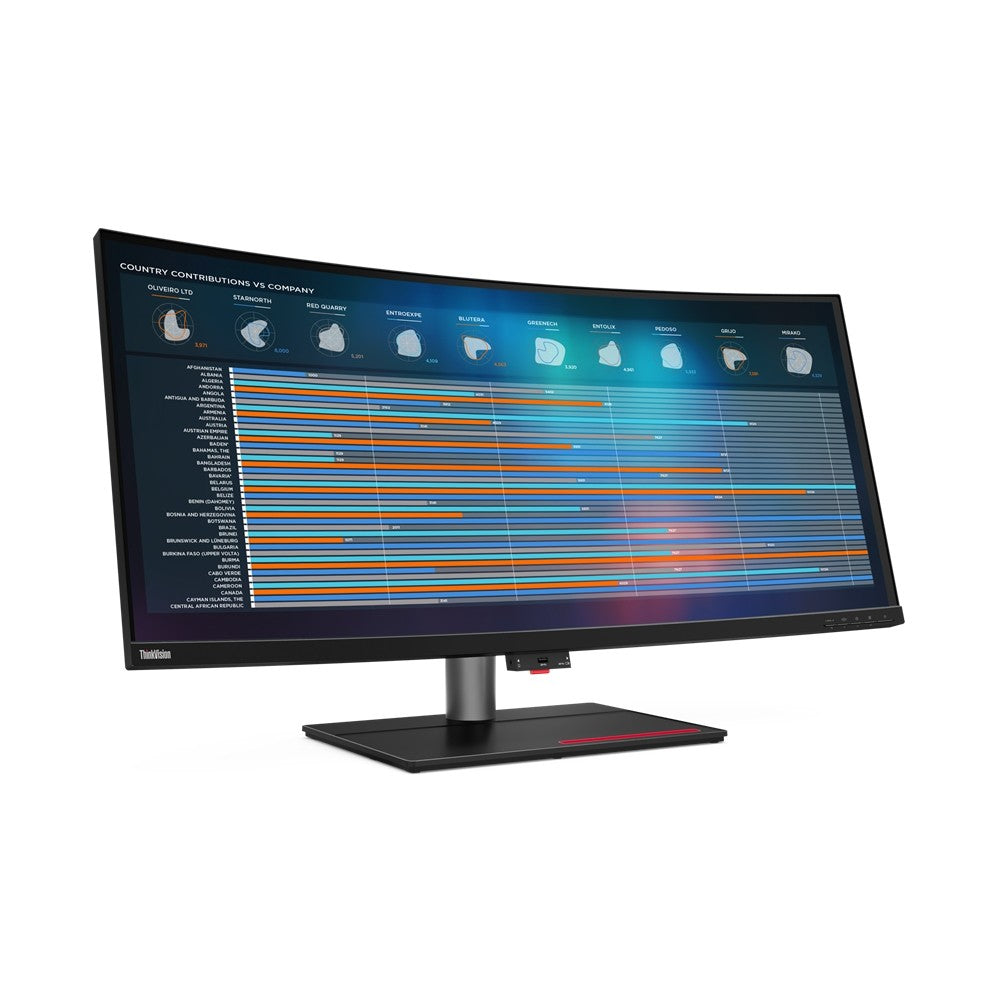 LENOVO ThinkVision P40w-20 - incurvé - 40p - WUHD 75 Hz - 4 ms - 2xThunderbolt 4, DisplayPort, HDMI -  Battery Charging 1.2