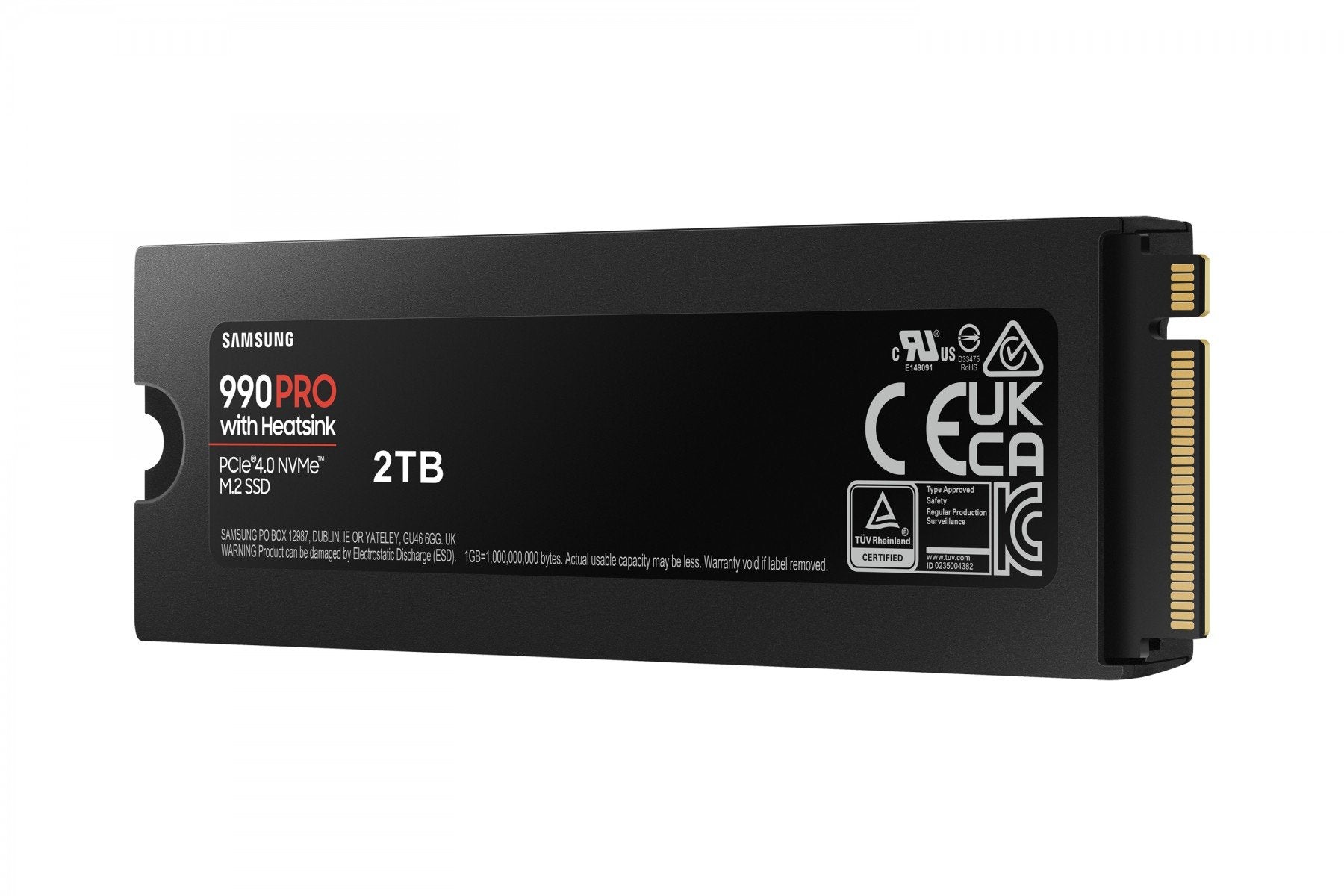 990 Pro M.2 NVMe 2TB+heatsink