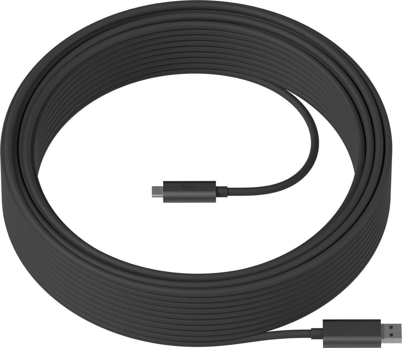 LOGITECH Strong USB cable USB Type A M to 24 pin USB-C M USB 3.1 10 m plenum Active Optical Cable AOC for Room Solution Huddle