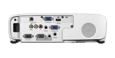 EPSON EB-E24 Mobile Projector XGA 1024x768 4:3 3600lumens 15000:1 1.44 - 2.88:1 USB 2.0 Type A RS-232C VGA in 2x VGA out HDMI