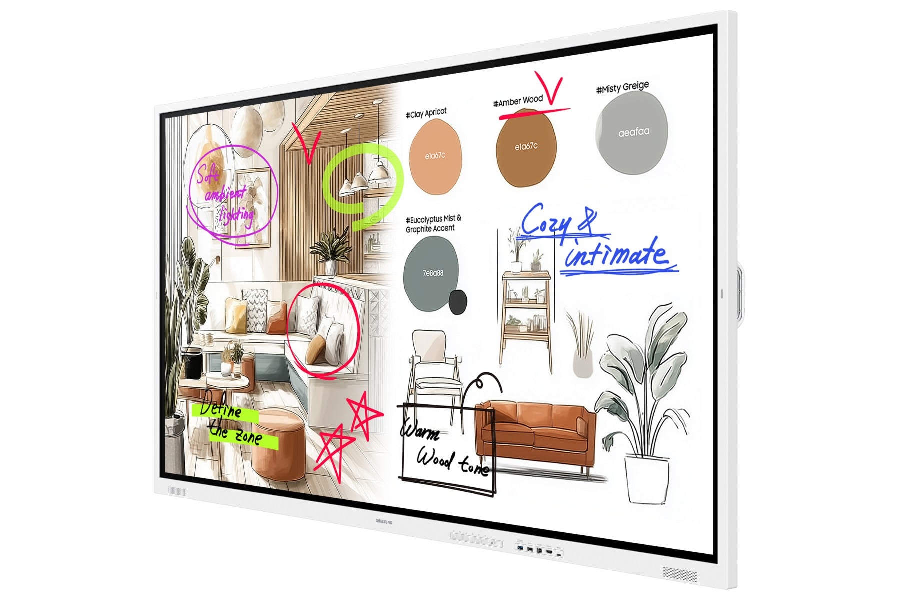 Samsung Flip Pro 85" UHD WM85F-X