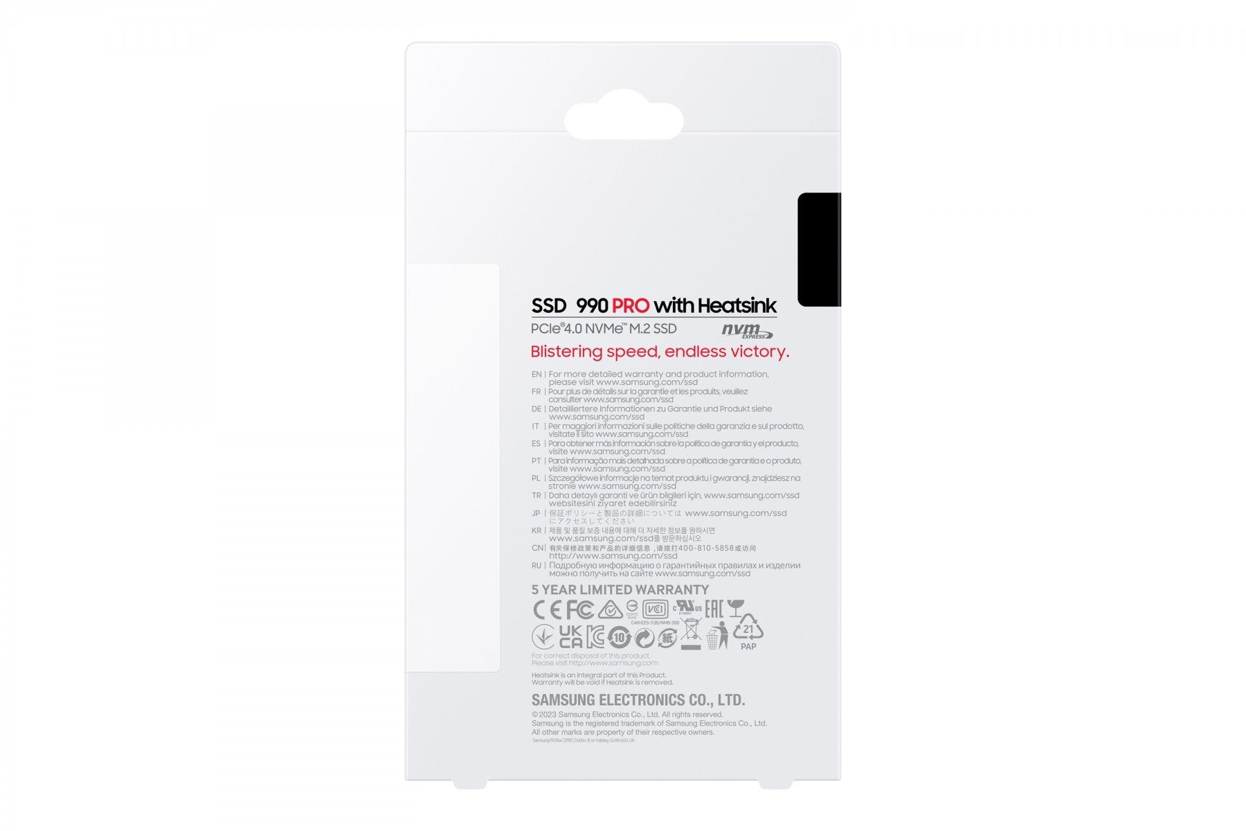 990 Pro M.2 NVMe 2TB+heatsink