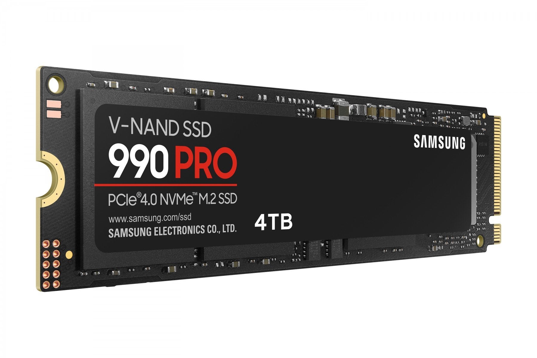 Samsung MZ-V9P4T0BW 4 To 990 PRO M2 SSD 7450 Mo/s Lecture 6900 Mo/s Écriture