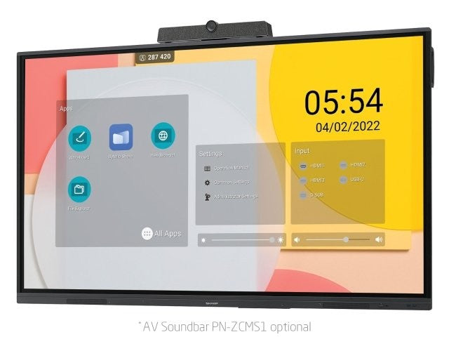 86" 4K UHD LED 20-points 4K InGlass Tou