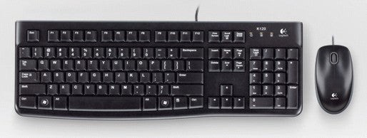 Logitech MK120 clavier Souris incluse USB QWERTY Espagnole Noir - Déstockage - Neuf - Emballage d'origine légèrement endommagé