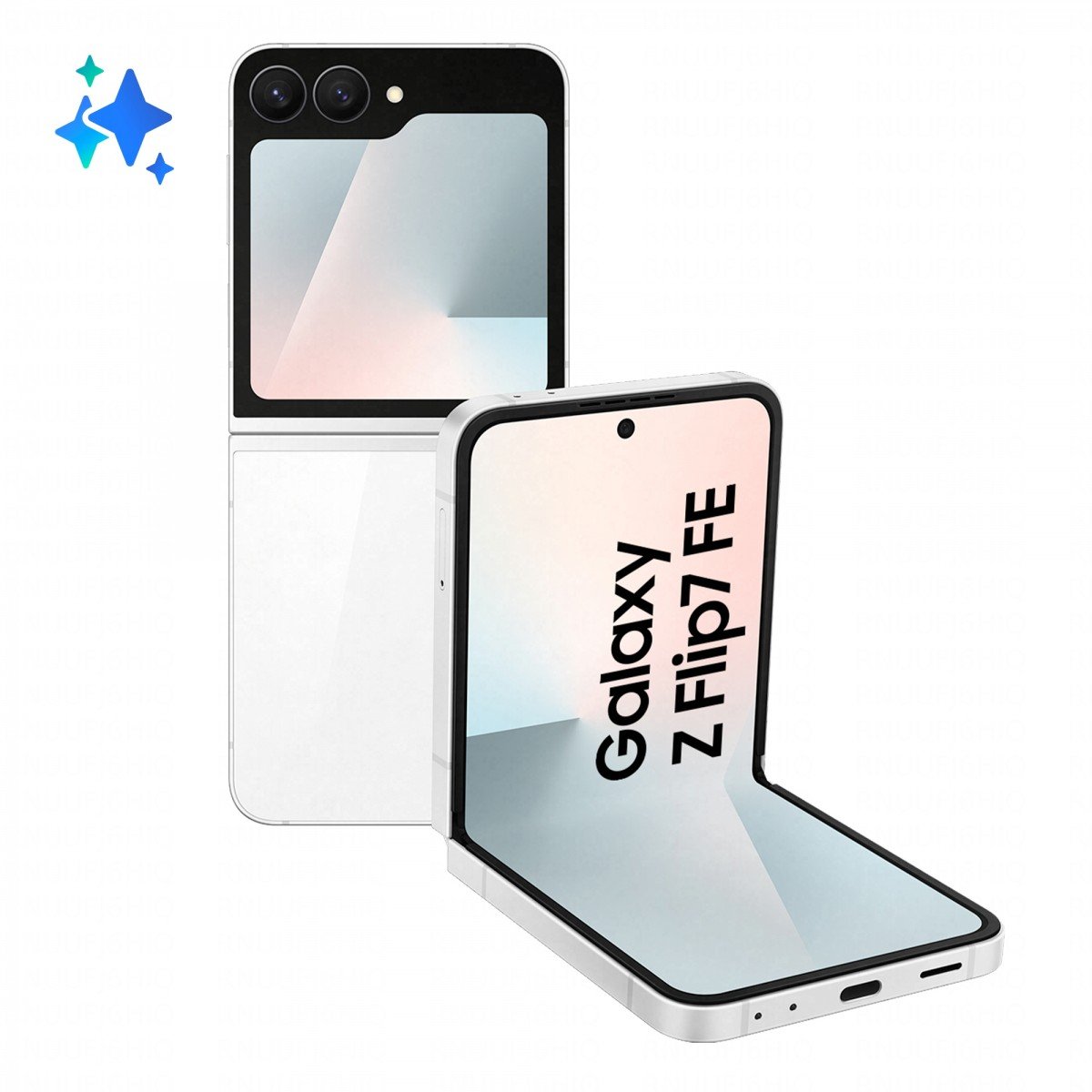 Samsung Galaxy Z Flip7 FE F761B 5G Dual Sim 8 Go RAM 256 Go - Blanc