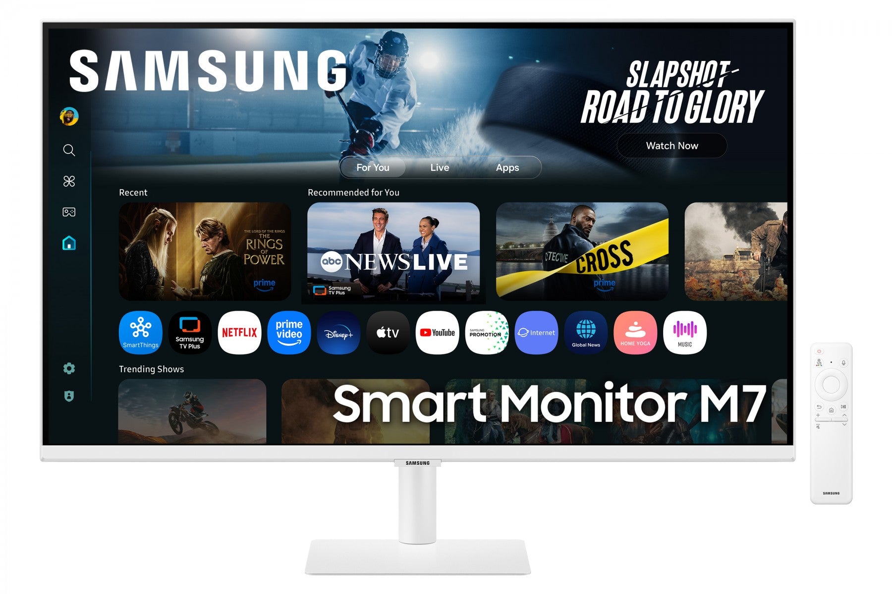 "Samsung M7 M70F écran plat de PC 81,3 cm (32"") 3840 x 2160 pixels 4K Ultra HD LED Blanc"