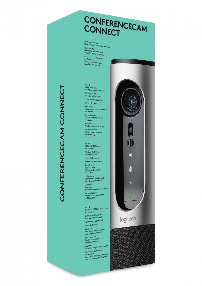 Logitech ConferenceCam Connect systeme de vidéo conférence Systeme de vidéoconférence de groupe