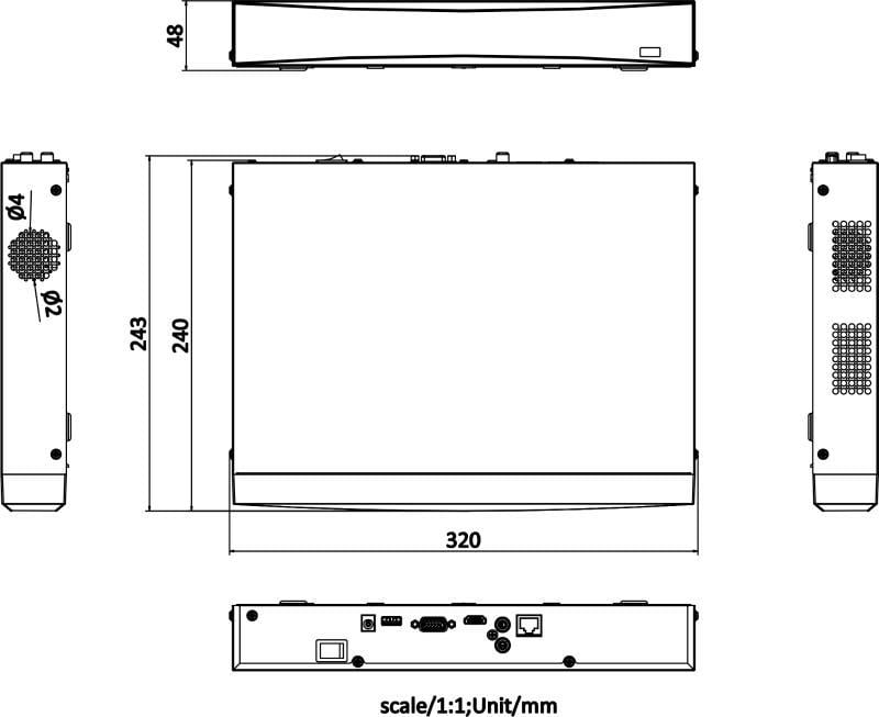 Hikvision DS-7604NXI-K1(D) NVR 4 canaux 1U K Series AcuSense 4K
