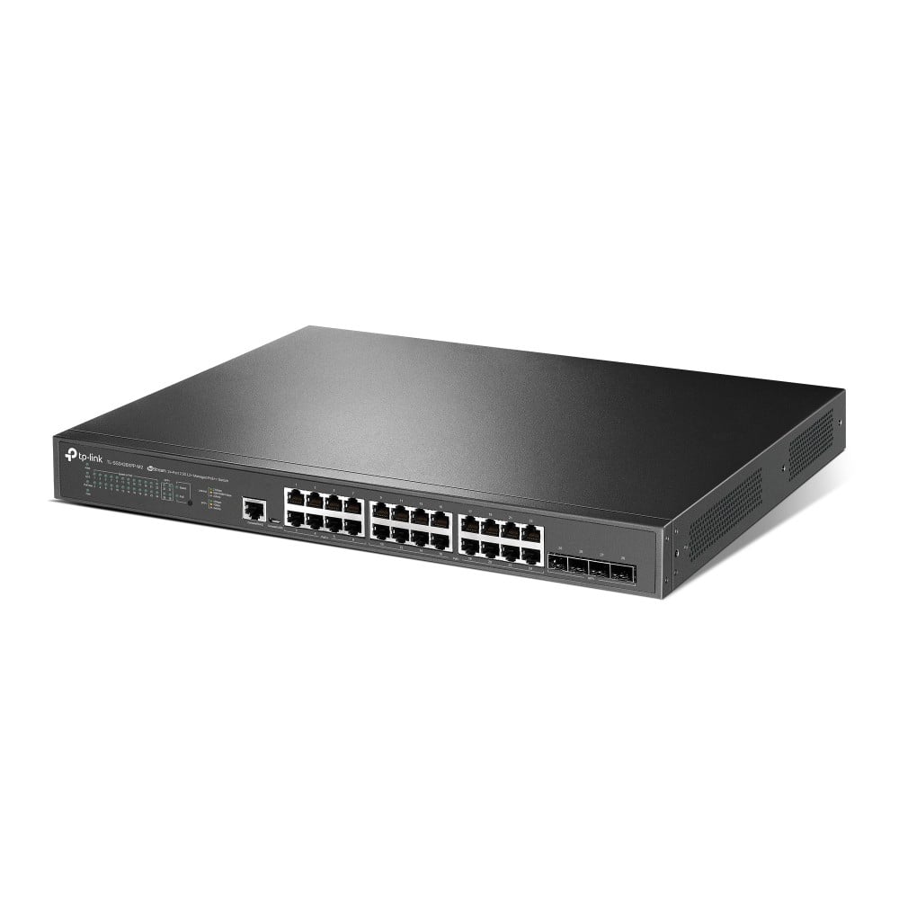 TP-Link JetStream TL-SG3428XPP-M2 commutateur réseau Géré L2+ 2.5G Ethernet (100/1000/2500) Connexion Ethernet, supportant l'alimentation via ce port (PoE) 1U N