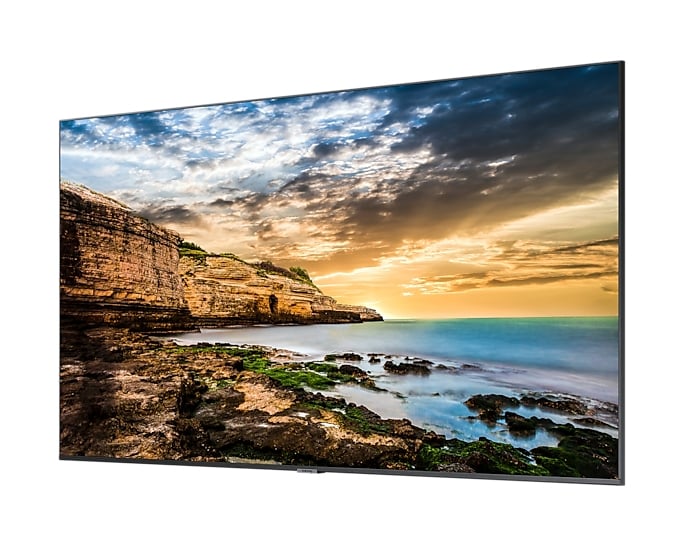 SAMSUNG QE55T 55p UHD/4K 16:9 LED 300nits Speakers 2x10W 2xHDMI 2.0 RS232 in USB 2.0 Ethernet Landscape only VESA 200x200