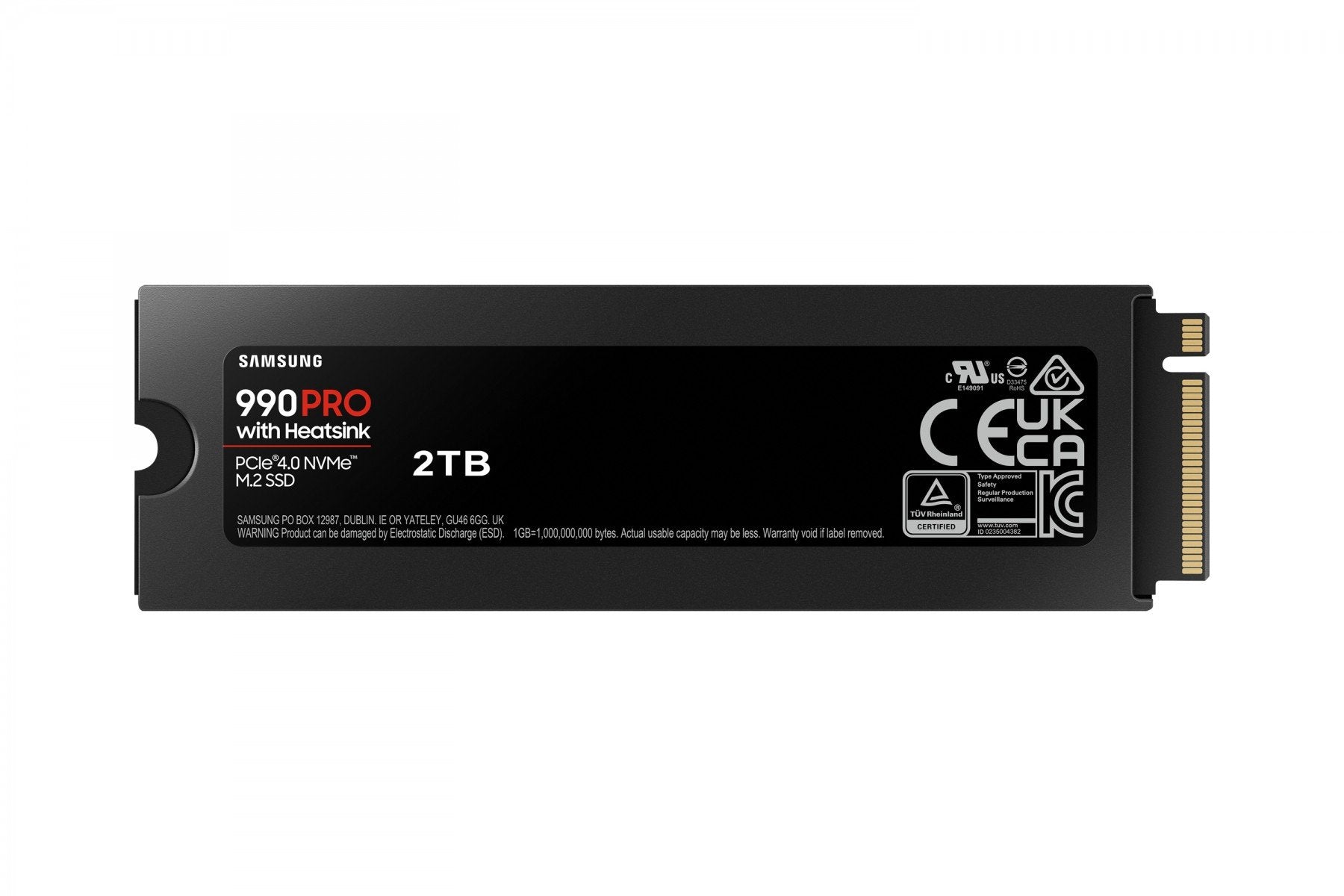 990 Pro M.2 NVMe 2TB+heatsink