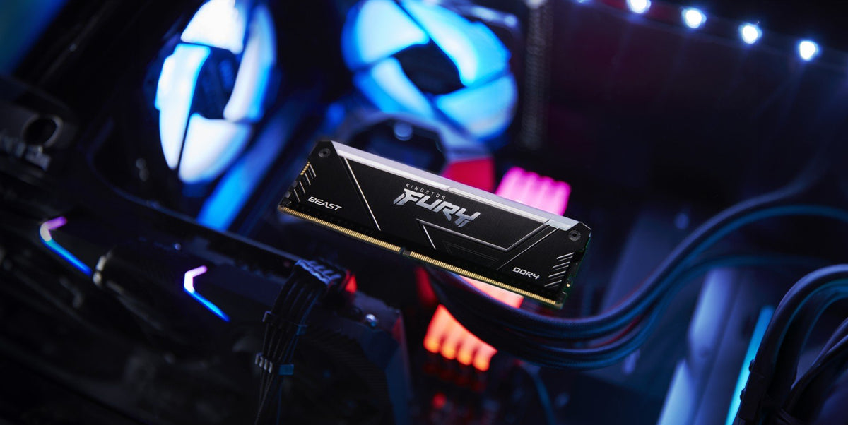 KINGSTON 32Go 3200MT/s DDR4 CL16 DIMM FURY Beast RGB