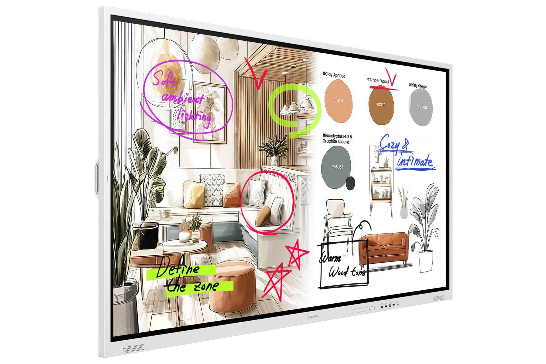Samsung Flip Pro 85" UHD WM85F-X