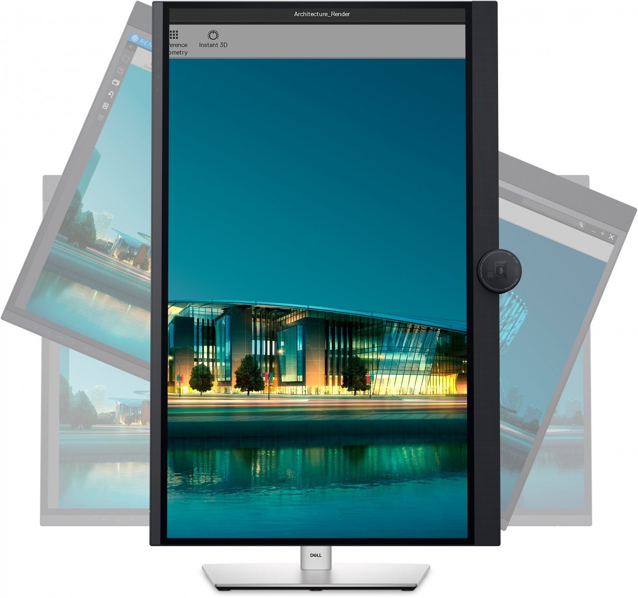 "DELL UltraSharp U3224KBA LED display 80 cm (31.5"") 6144 x 3456 pixels 6K Ultra HD LCD Noir, Argent"