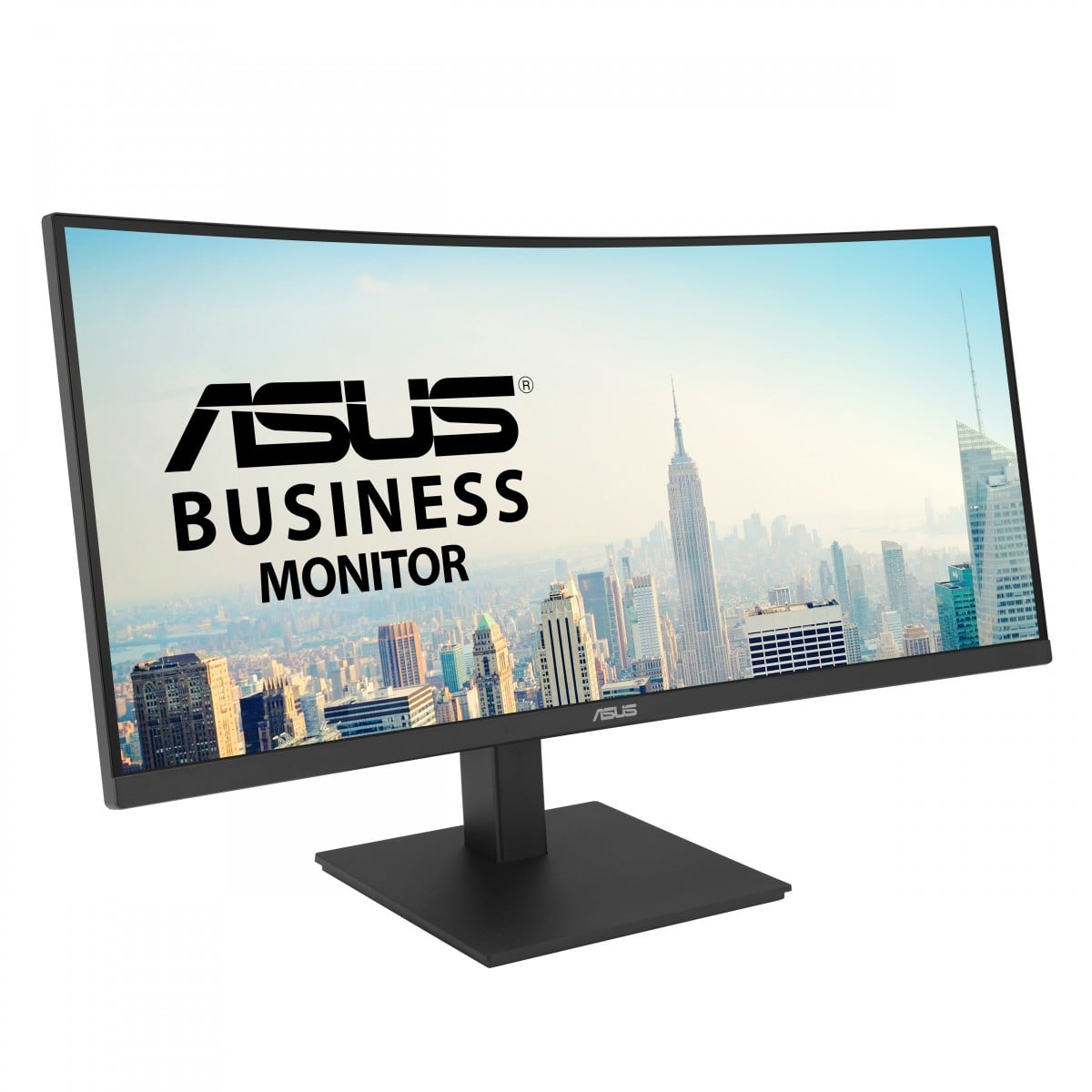 ASUS VA34VCPSR 34p VA WLED Curved 1500R UWQHD 21:9 100Hz 300cd/m2 4ms HDMI DP USB-C USB hub 3xUSB 3.2 G1 Type-A RJ45 Black