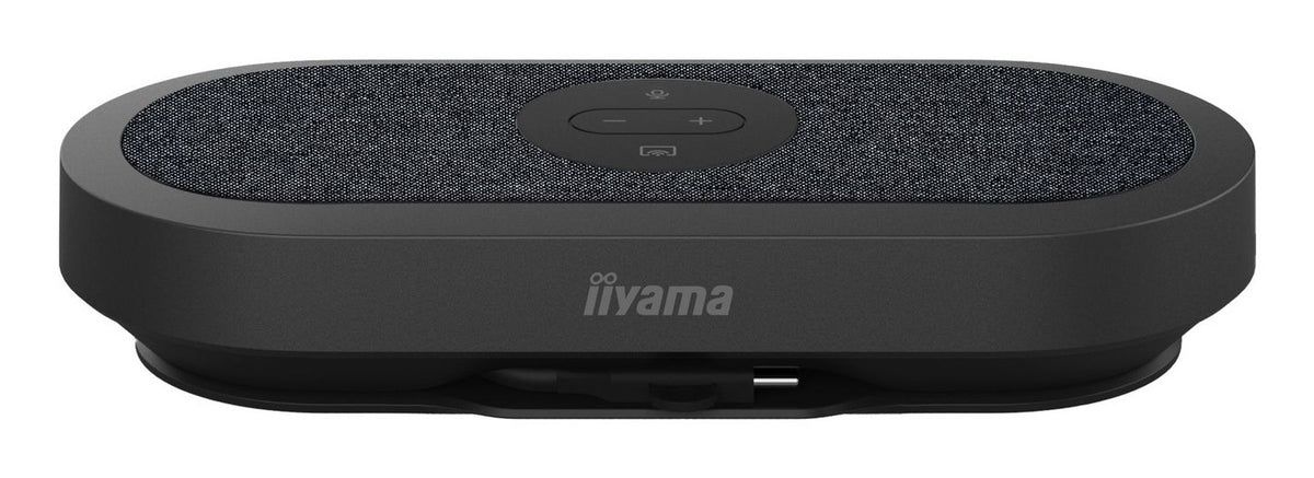 iiyama WP MEET03M Wireless Screen Sharing and Video Conferencing System for Huddle Rooms 4K 30 fps USB Speakerphone 360 Degree Microphones 4 m Voice Pickup