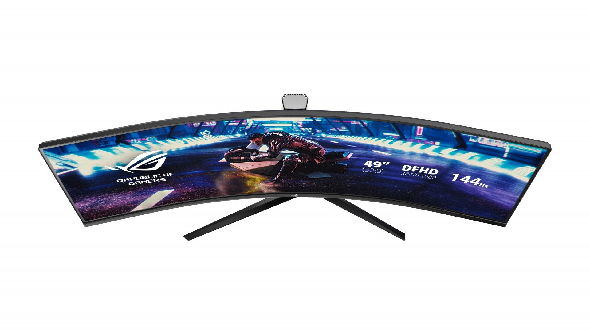 ASUS Display XG49VQ 49p Gaming Curved DFHD 144Hz 3840x1080 Freesync 2 HDR 4ms 21:9 USB HDMI DP Speaker