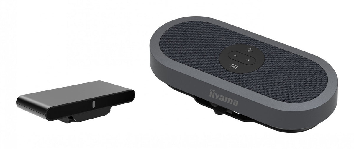 iiyama WP MEET03M Wireless Screen Sharing and Video Conferencing System for Huddle Rooms 4K 30 fps USB Speakerphone 360 Degree Microphones 4 m Voice Pickup