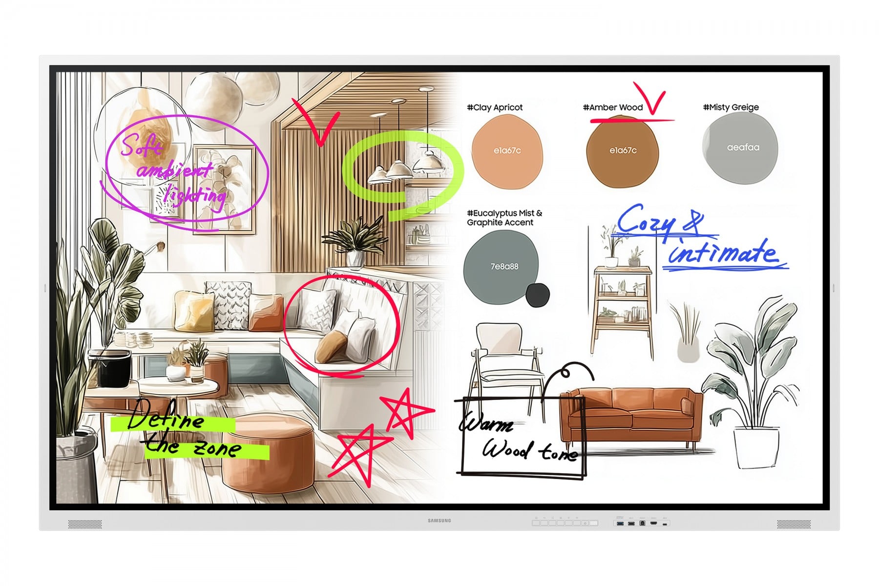 Samsung Flip Pro 85" UHD WM85F-X