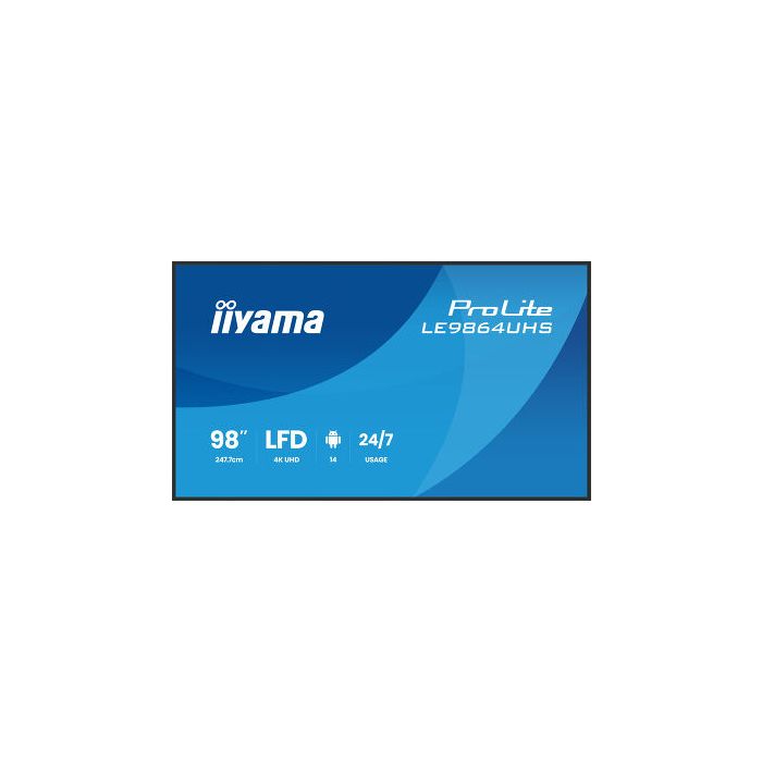 98" 3840x2160 UHD VA Haze 25% 500cd