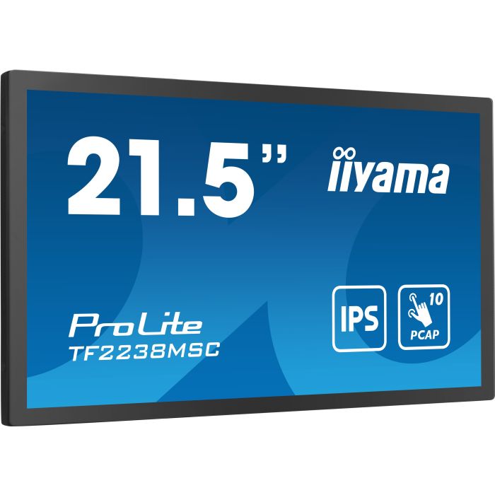 21.5" Bonded PCAP Bezel Free 10P Touch w