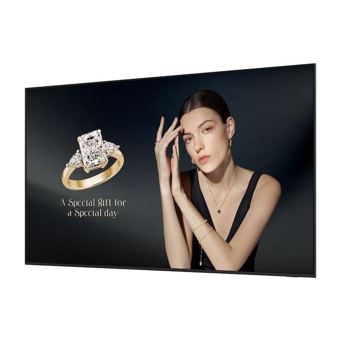 SAMSUNG QH115F-X 115p Smart Signage UHD/4K 16:9 Smart Signage QLED Non-glare 1000nits 60W Speakers Slim chassi DP 1.2 3xHDMI 2.0