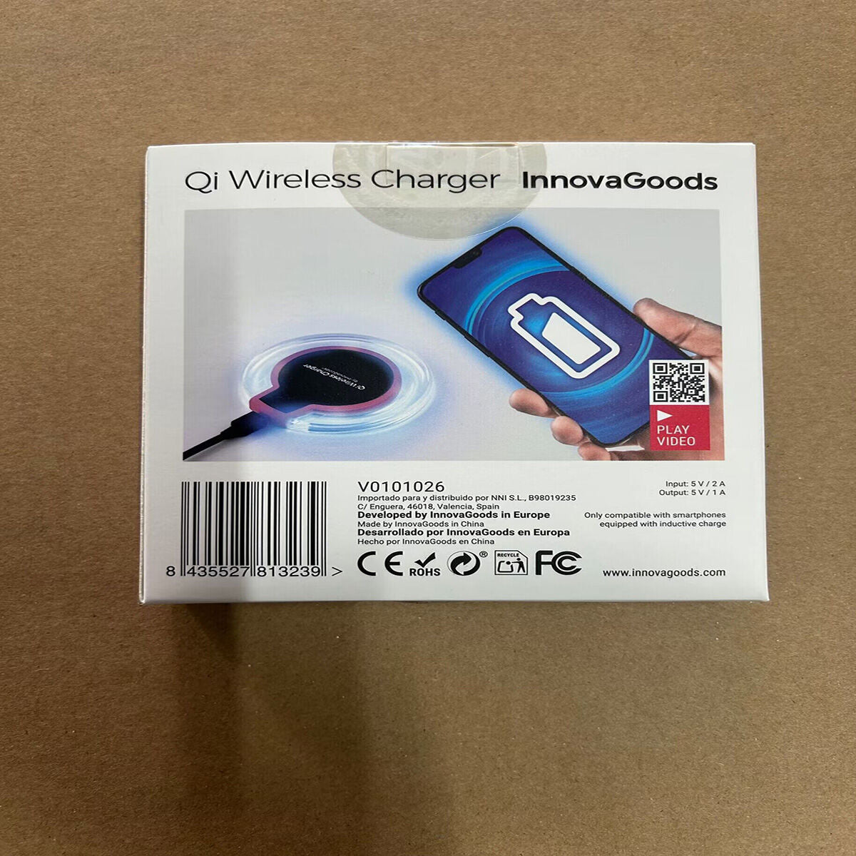 Chargeur Sans Fil pour Smartphones InnovaGoods