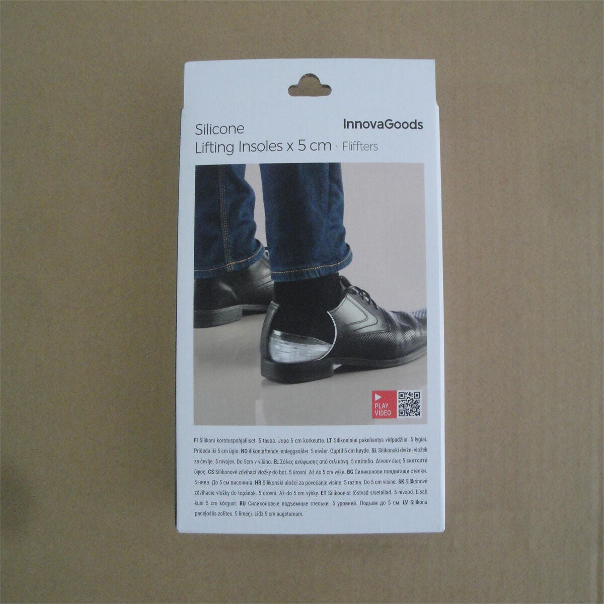 Semelles Élévatrices en Silicone x5 InnovaGoods 10 Unités