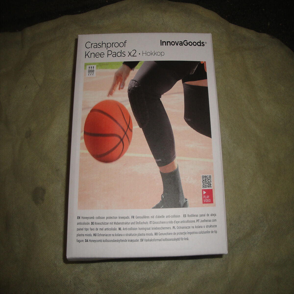 Genouillères Anticollision en Nid d’Abeille Hokkop InnovaGoods 2 Unités