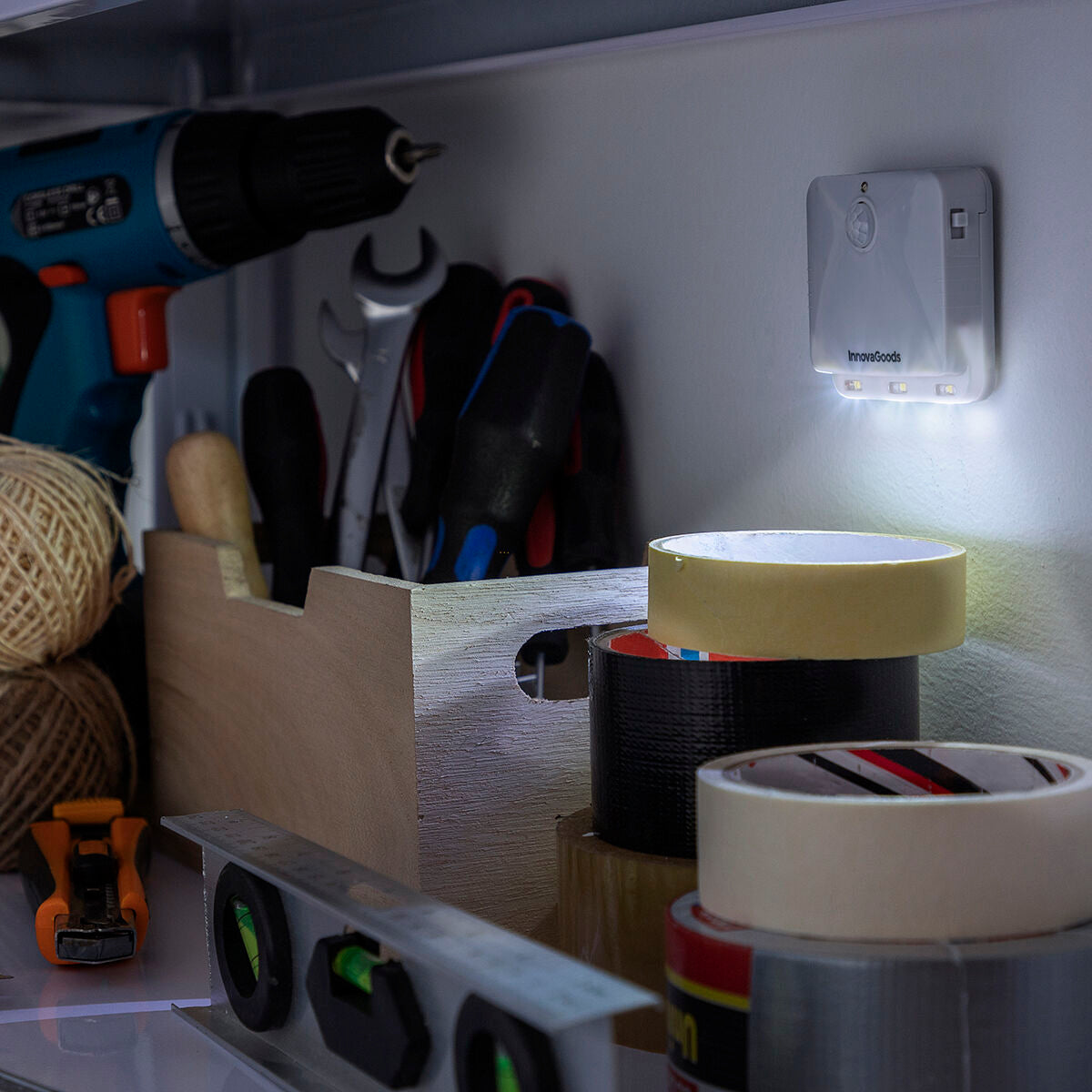 Lampe LED avec Capteur de Mouvement Lumtoo InnovaGoods 2 Unités