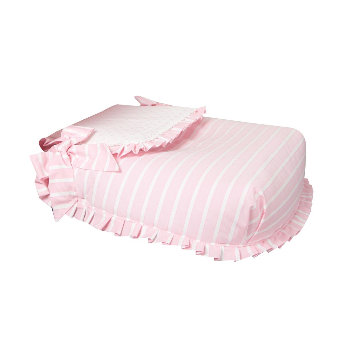 Couvre-lit Babyline Oporto Rose Lit de bébé