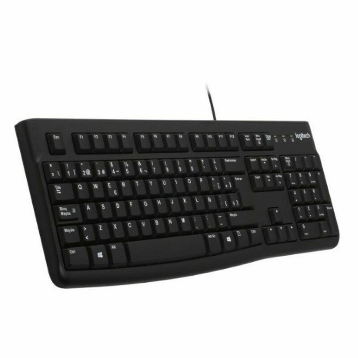 Clavier Logitech K120 Noir Espagnol Qwerty Espagnol