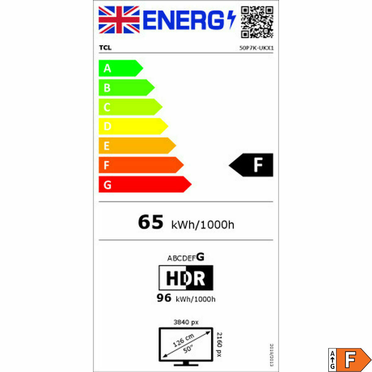 TV intelligente TCL 50P7K 50" 4K Ultra HD HDR QLED
