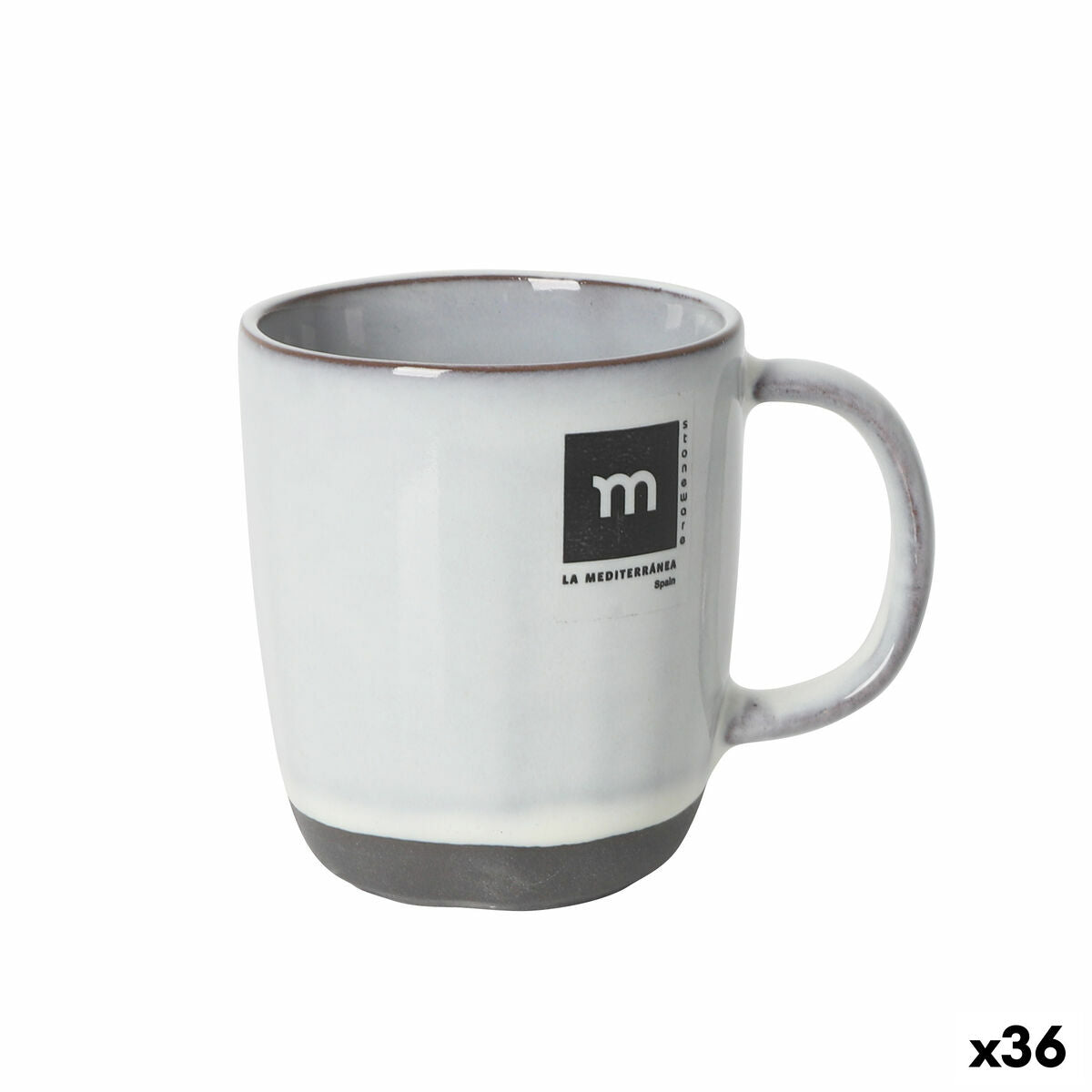 Tasse La Mediterránea Black clay (36 Unités)