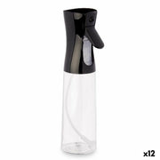 Spray à huile ou à vinaigre Kinvara Noir Transparent Polyéthylène polypropylène polystyrène PET 300 ml 8 x 24 x 6 cm (12 Unités)
