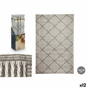 Tapis Gift Decor Blanc Gris polypropylène 120 x 180 cm (12 Unités)