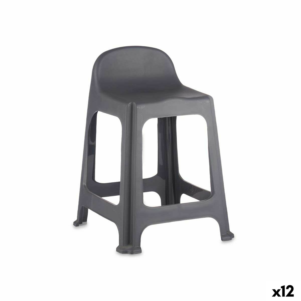 Tabouret Kipit polypropylène 40 x 59 x 44 cm (12 Unités)