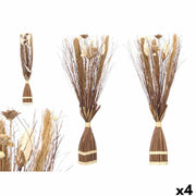 Fleur décorative Gift Decor Marron 14 x 100 x 10 cm 8 x 100 x 18 cm (4 Unités)