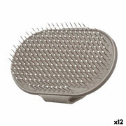Brosse pour Chiens Mascow Gris 13 x 3,5 x 10 cm (12 Unités)