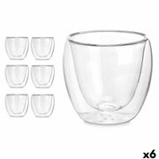 Verre d'eau Vivalto Transparent Verre Borosilicaté 100 ml (6 Unités)