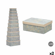 Boîte Décorative Pincello Crème Carton (2 Unités)