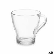 Tasse de café et de thé Vivalto Transparent verre 280 ml (6 Unités)