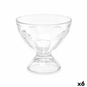 Coupe de glaces et de milkshakes Vivalto Transparent verre 280 ml (6 Unités)