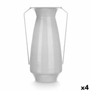 Vase Gift Decor Gris Fer Conique 25,5 x 41,5 x 18,5 cm (4 Unités)