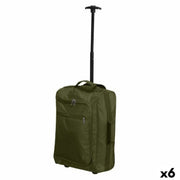 sac à dos Trolley Noir Vert Polyester Métal Plastique 31,5 l 35 x 18 x 51 cm (6 Unités)