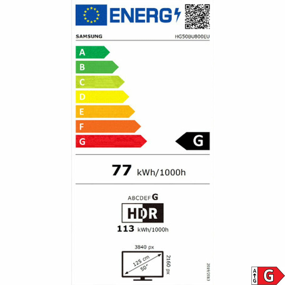 TV intelligente Samsung HG50BU800EUXEN 50" 4K Ultra HD LED